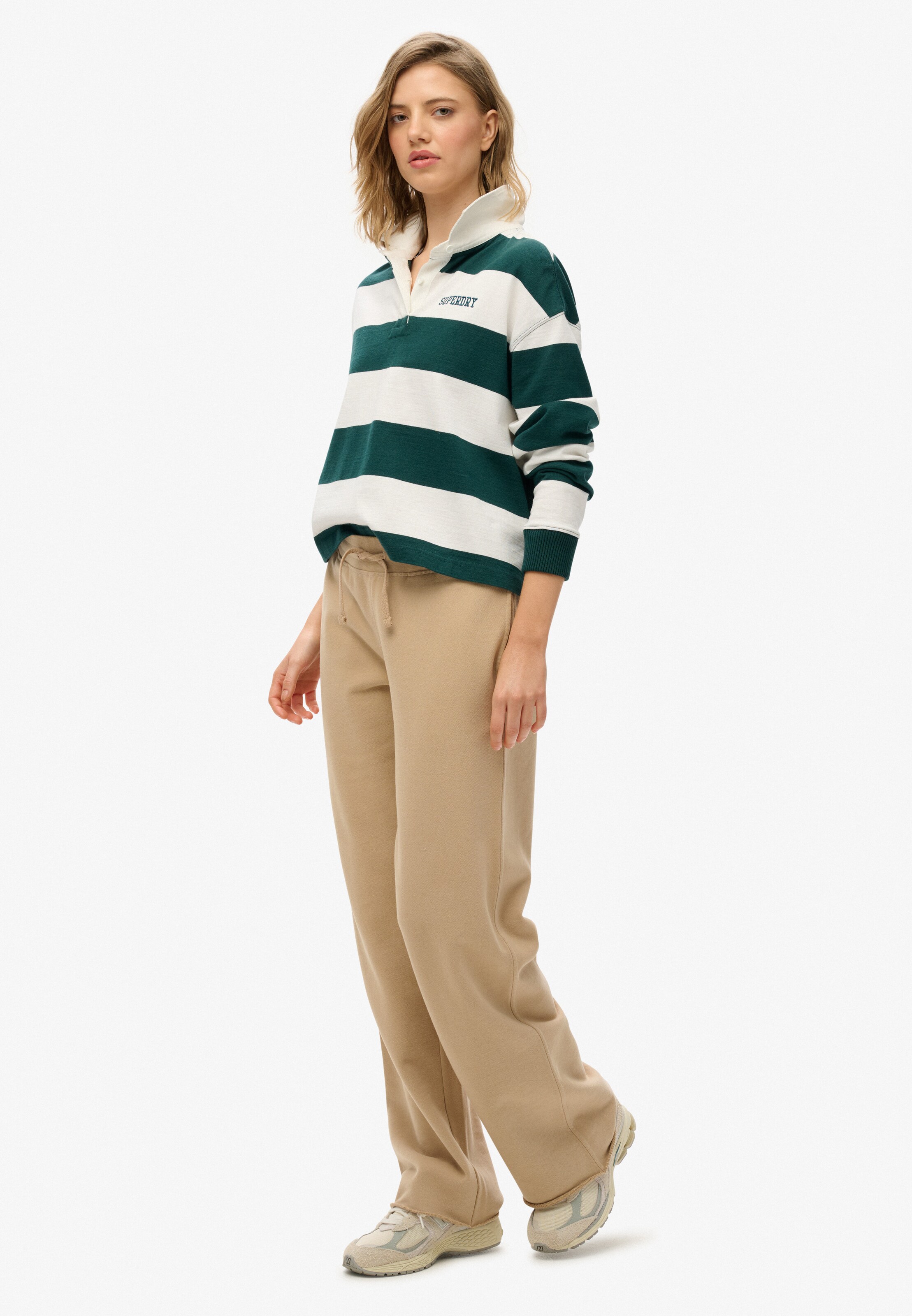 Loosefit Pantalon 'Studios' Superdry en marron