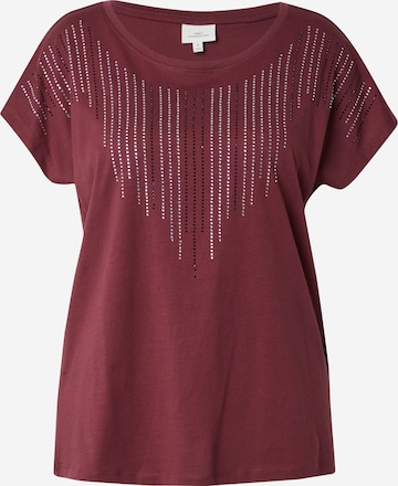 ONLY Carmakoma T-Shirt 'CARLULA' in Rot: Vorderseite