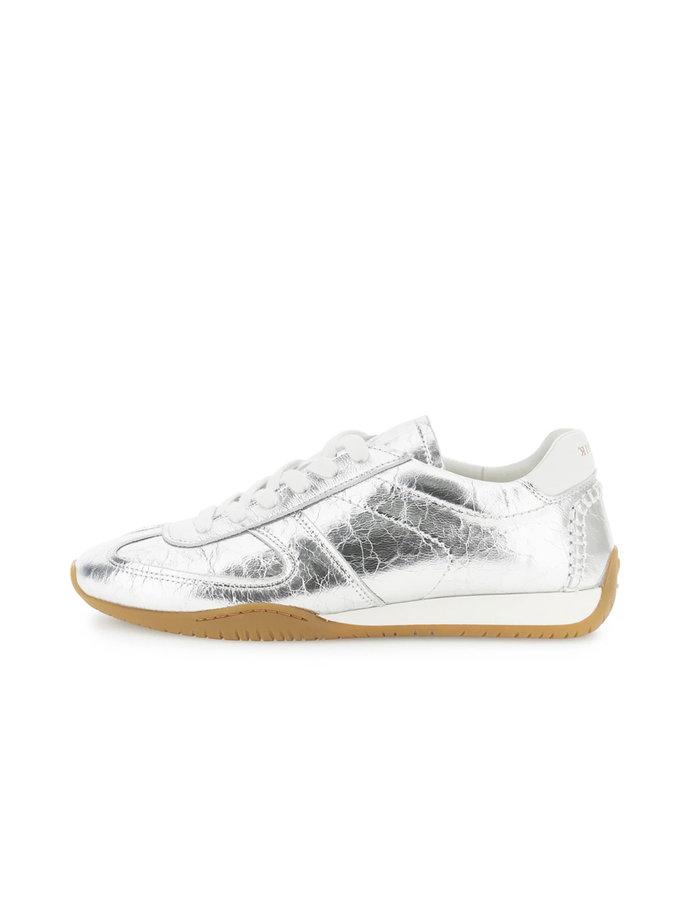 CAFè NOIR Sneakers laag in Zilver: voorkant