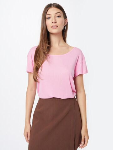 mbym Shirt 'Lucianna' in Roze: voorkant