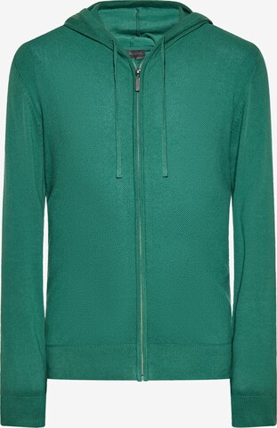 boline Knit Cardigan in Green: front