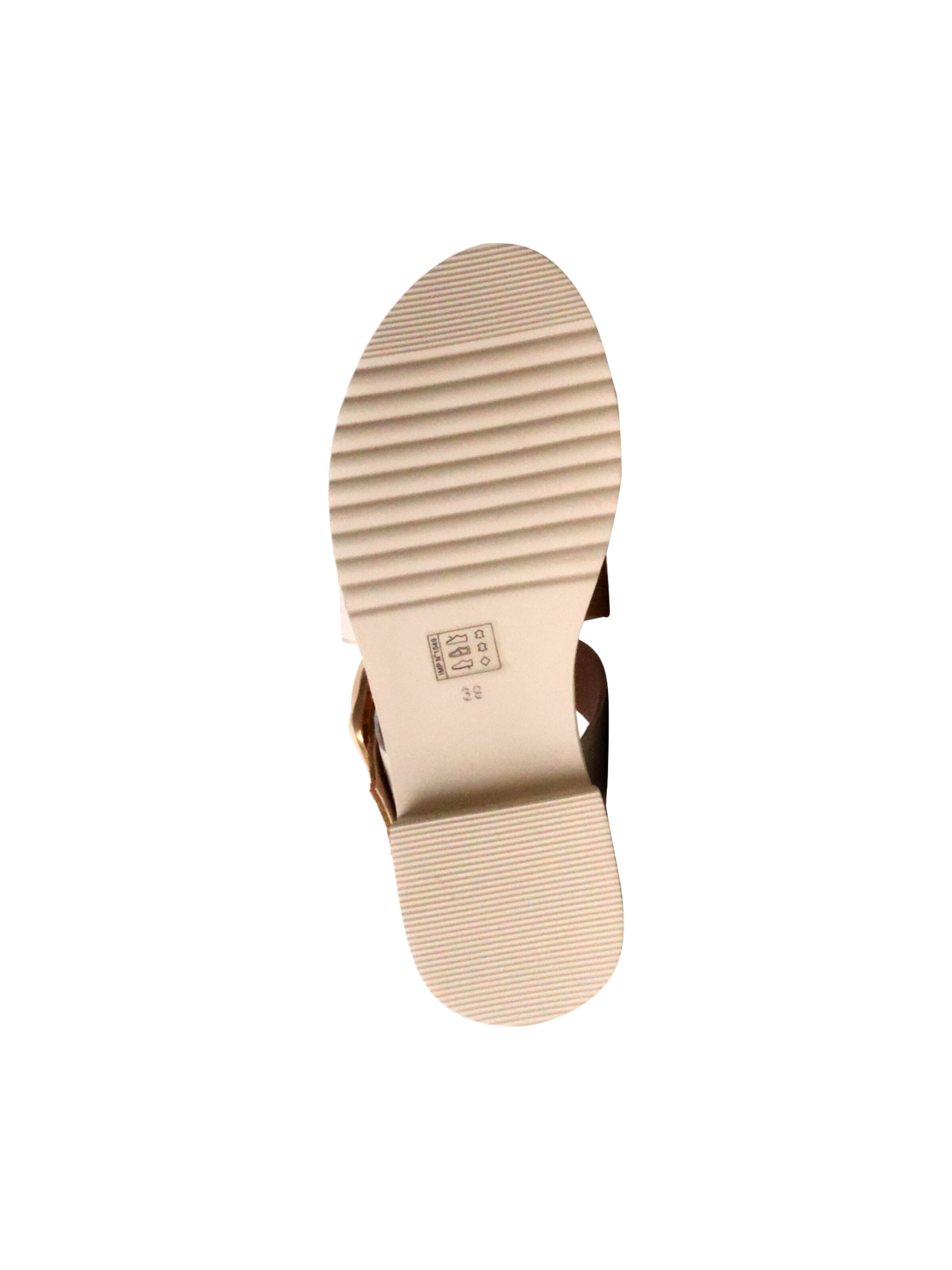 Sandalo 'Danae Ledersandalen' di Emilie Karston in beige