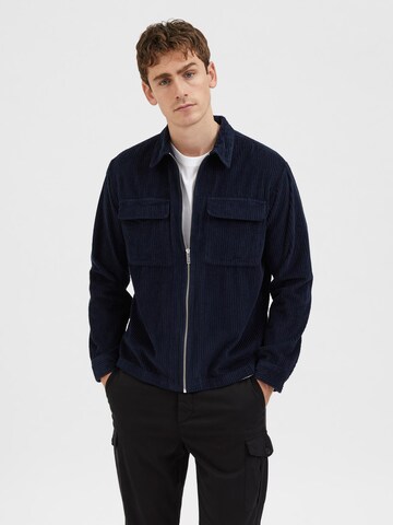 SELECTED HOMME Between-Season Jacket 'Jake' in Blue: front