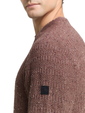 TOM TAILOR Trui in Bruin