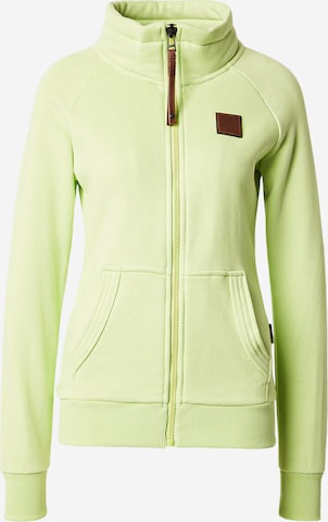 naketano Кофта на молнии в Зеленый: спереди