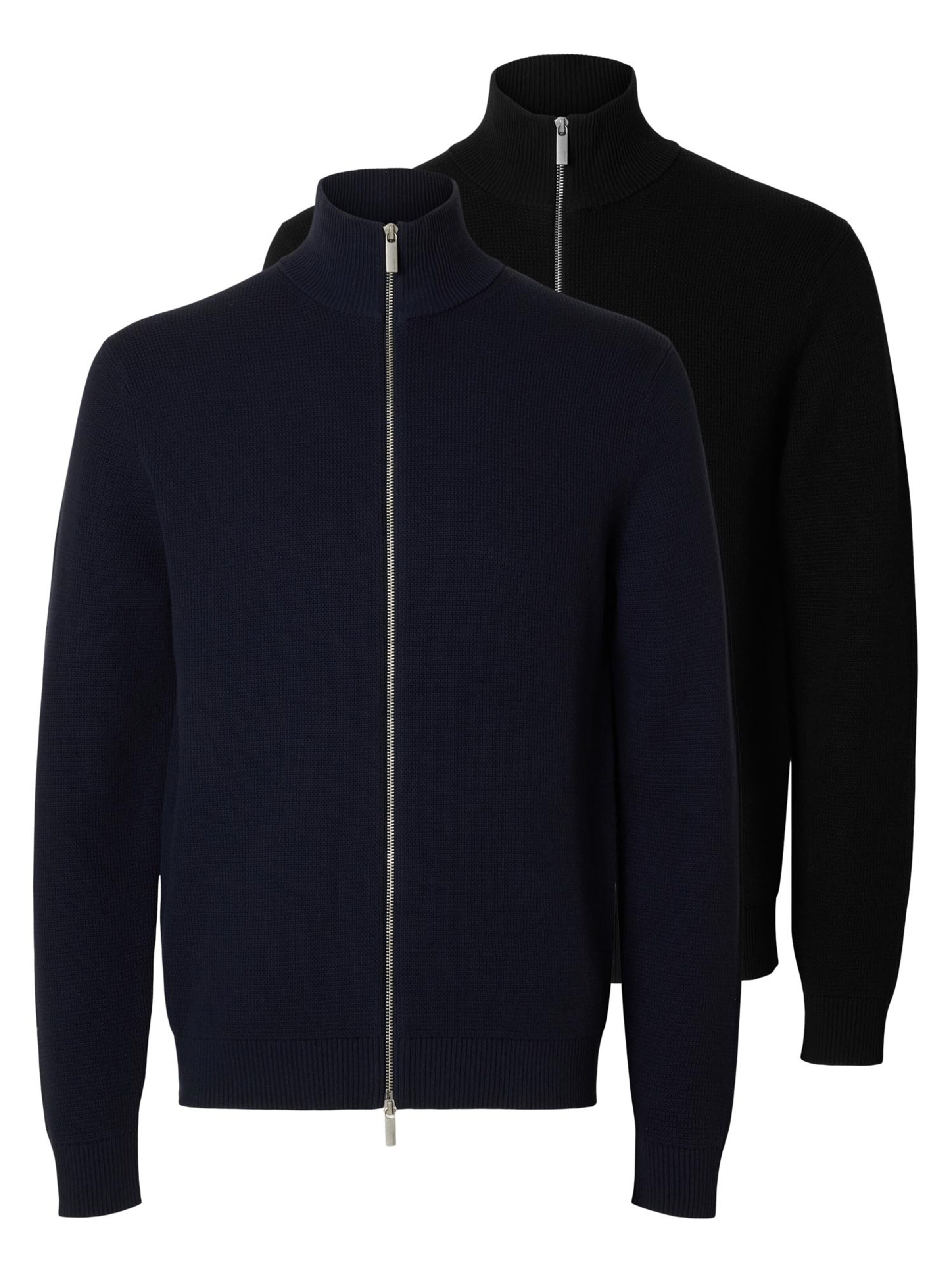 SELECTED Knit cardigan 'Dane' in Blue: front