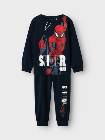 NAME IT - Pijama 'NMMAlfred Spider' en azul: frente