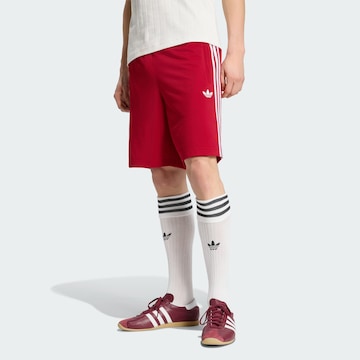 ADIDAS ORIGINALSregular Hlače 'Firebird' - crvena boja: prednji dio