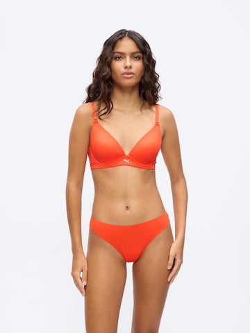 PUMA Бюстгальтер под футболку Бюстгальтер в Красный