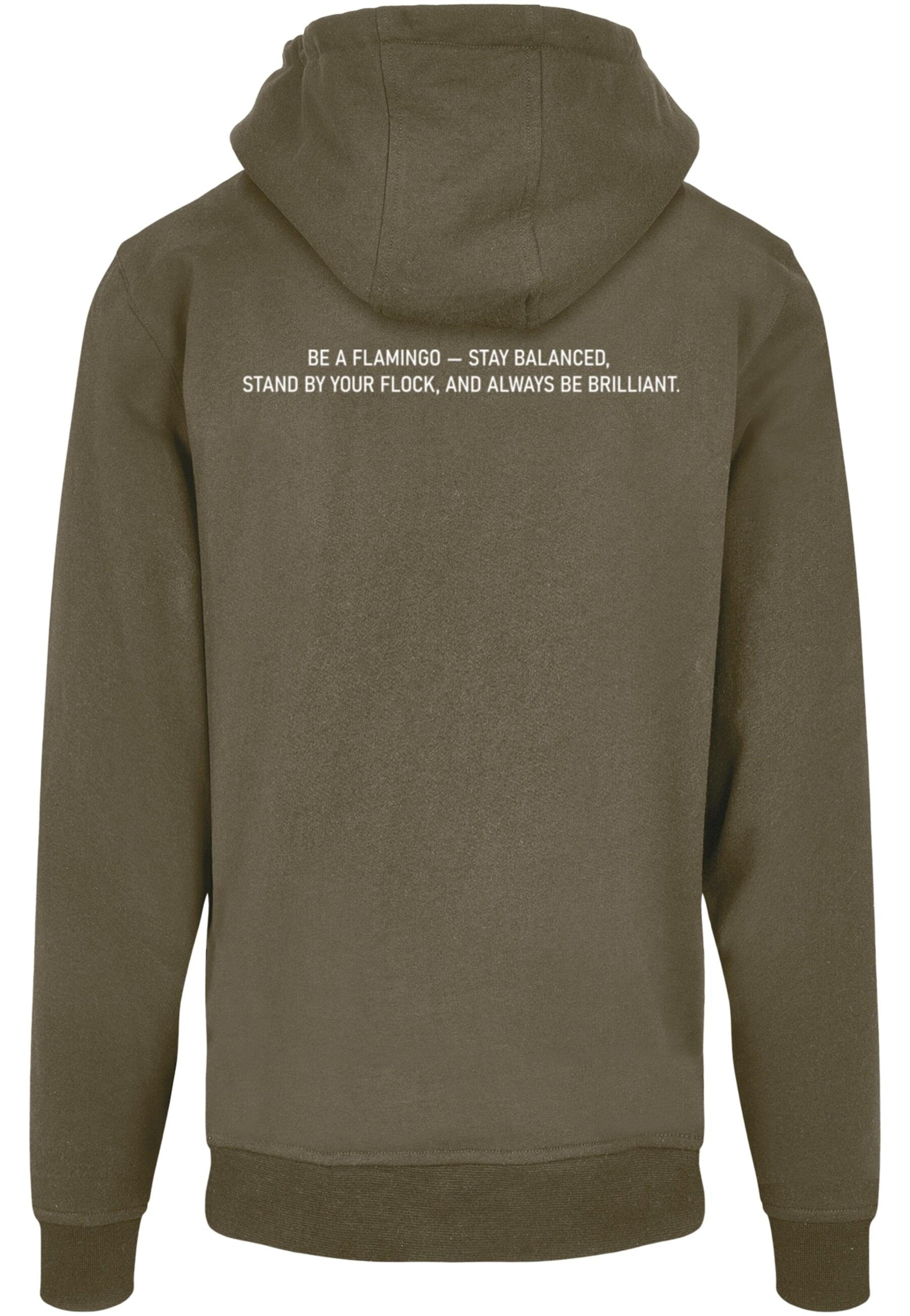 Merchcode Sweatshirt 'Flamingo' in Green