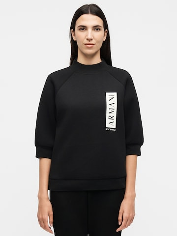 ARMANI EXCHANGE Свитшот в Черный: спереди