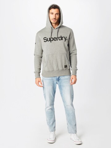Effilé Sweat-shirt Superdry en gris