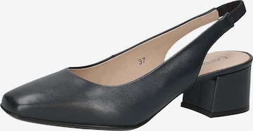 CAPRICE Slingpumps in Blauw: voorkant