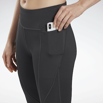 Reebok Skinny Sportbroek in Zwart