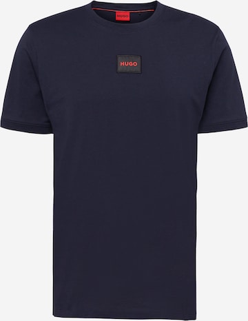 HUGO Red Shirt 'Diragolino212' in Blauw: voorkant