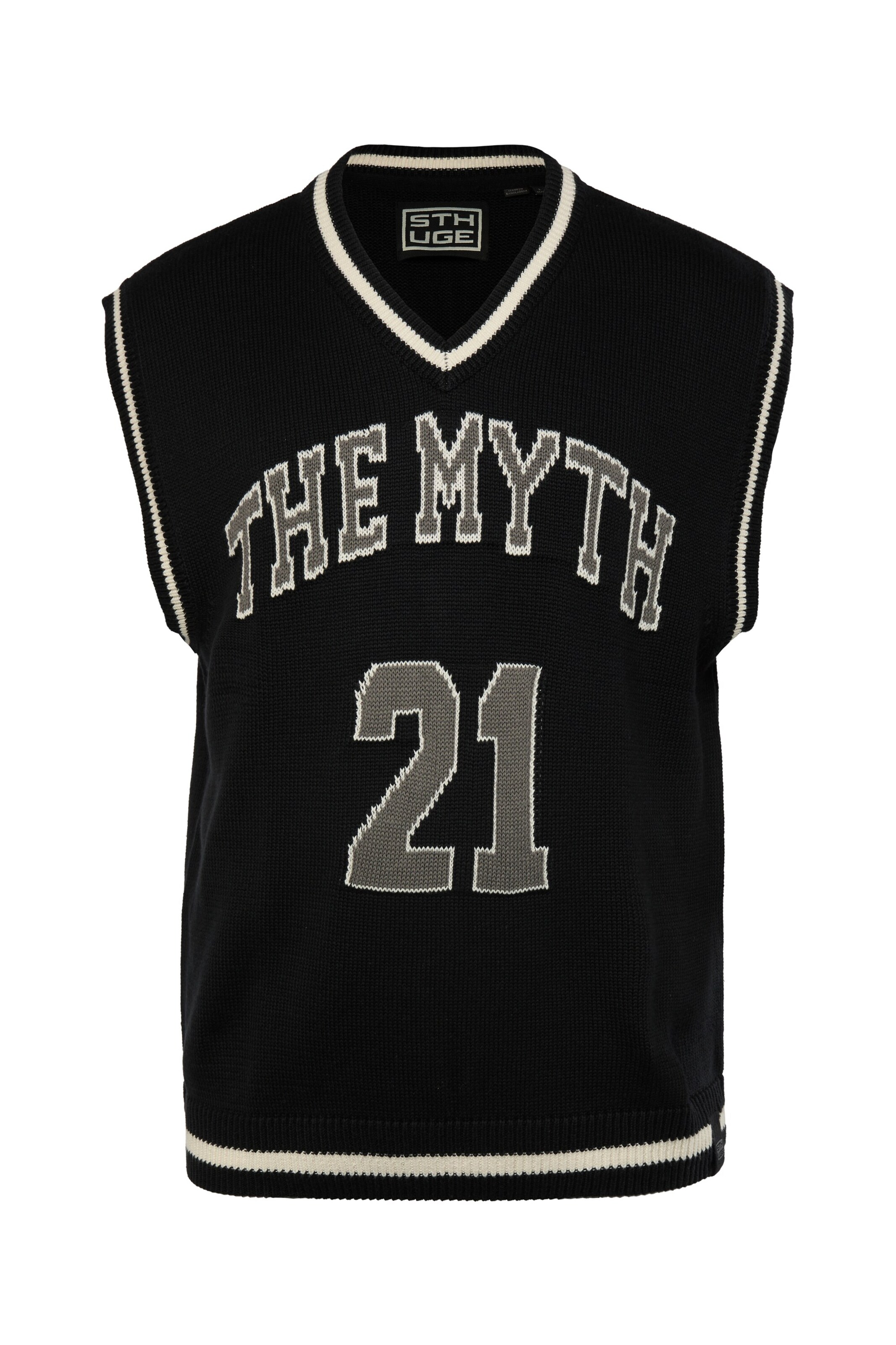 STHUGE Pullunder in Schwarz: Vorderseite