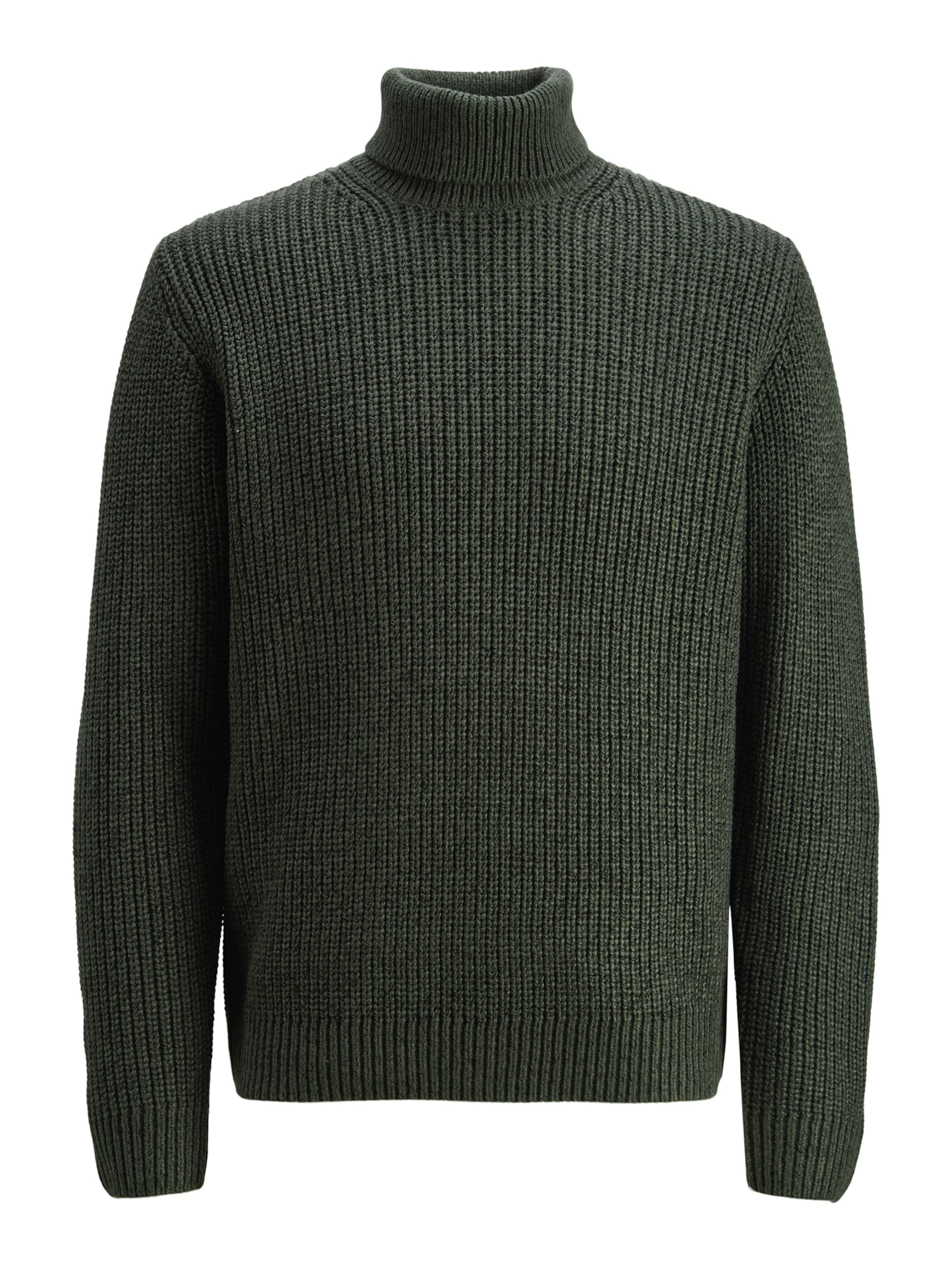 žalia JACK &amp; JONES Megztinis &#x27;JORBLEECKER&#x27;: priekis