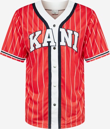 Karl Kani Regular fit Button Up Shirt in Red: front