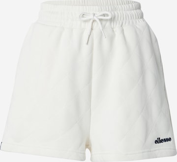 balta ELLESSE Laisvas Kelnės 'PANNACO': priekis