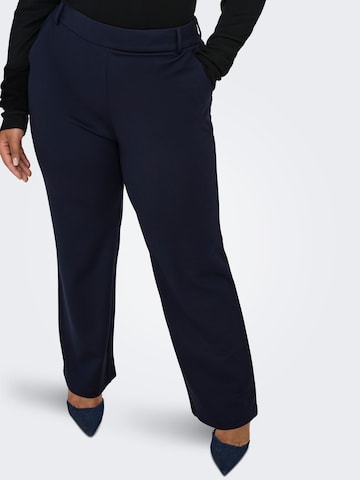 ONLY Carmakoma Loosefit Broek 'CARGOLDTRASH' in Blauw