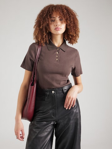 Noella Shirt 'Lenni' in Brown: front