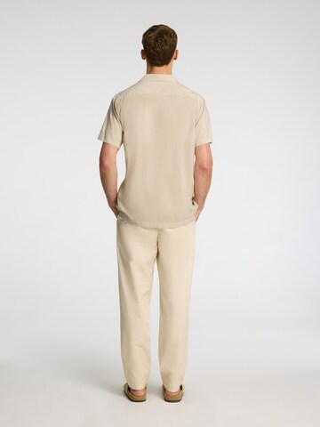 SELECTED HOMME Regular Fit Skjorte 'SLHRegair' i beige