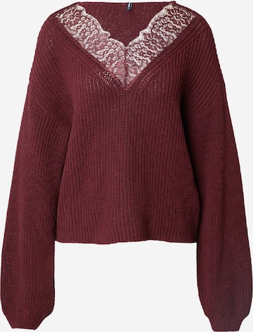 Pull-over 'NOLA' ONLY en rouge : devant