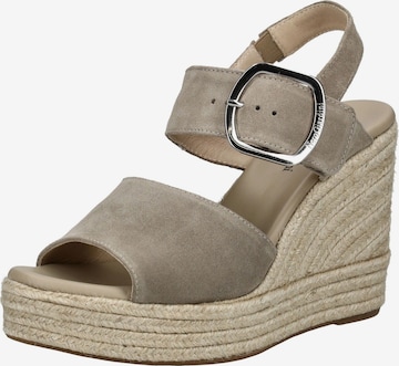 Sandalo di Nero Giardini in grigio: frontale