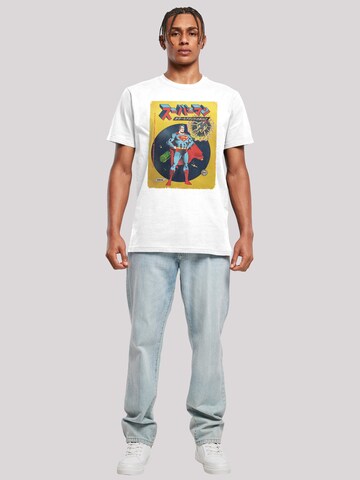F4NT4STIC T-Shirt 'Superman International Cover -BLK' in Weiß