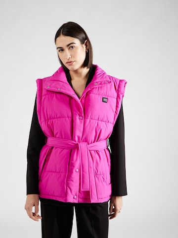 Gilet 'Florini-1' HUGO en rose : devant