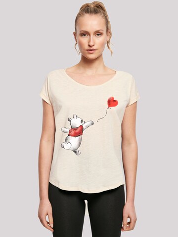 F4NT4STIC T-Shirt 'Winnie Puuh Balloon' in Beige: Vorderseite