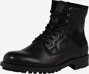 G-Star RAW Lace-Up Boots 'Patton' in Black: front