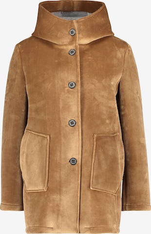 Amber & June Between-Season Jacket in Brown: front