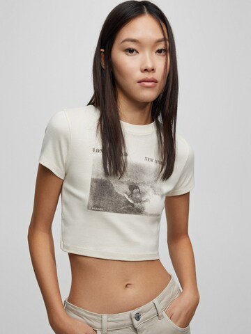 Pull&Bear T-Shirt in Grau: predná strana