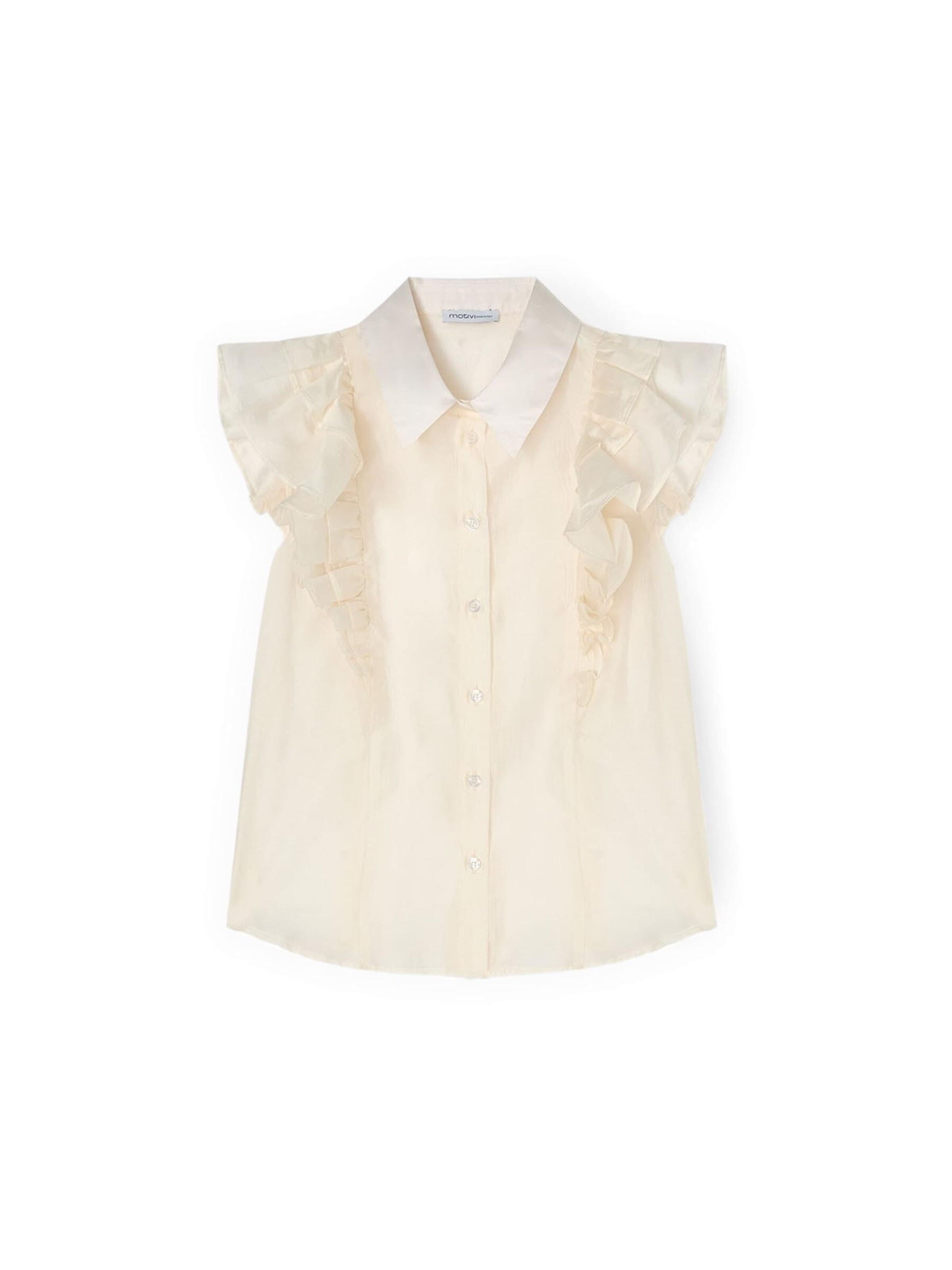 MOTIVI Blouse in Wit: voorkant