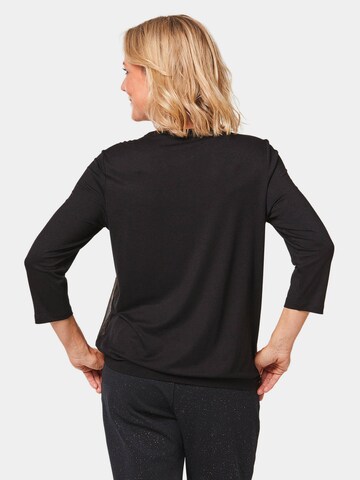 Goldner Bluse in Schwarz