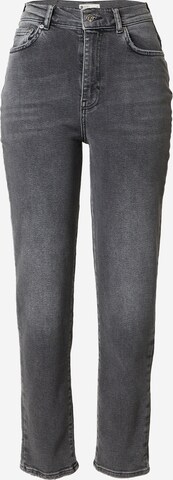 Gina Tricot Loosefit Jeans in Grijs: voorkant