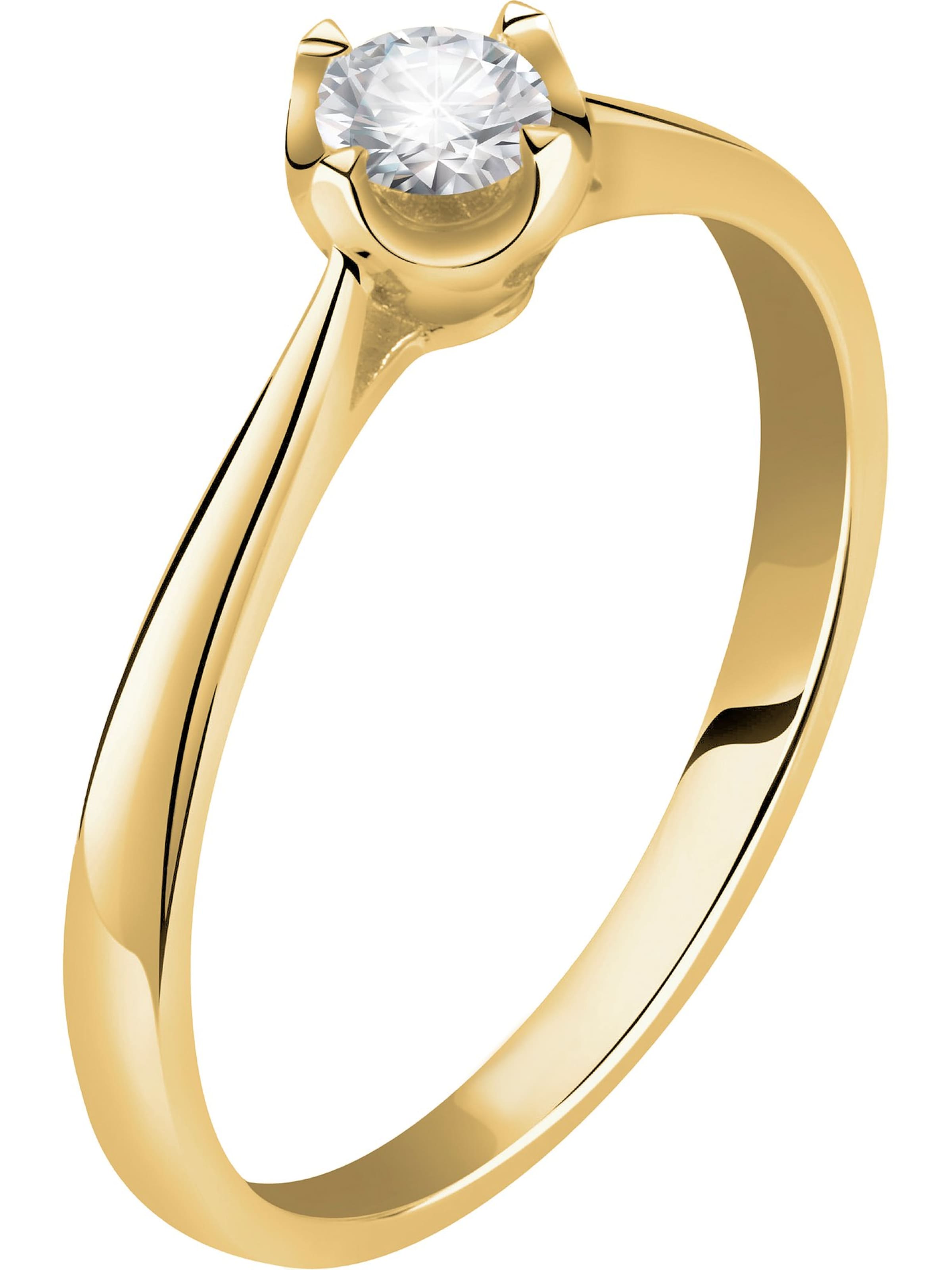 CHRIST Ring in Gold: Vorderseite