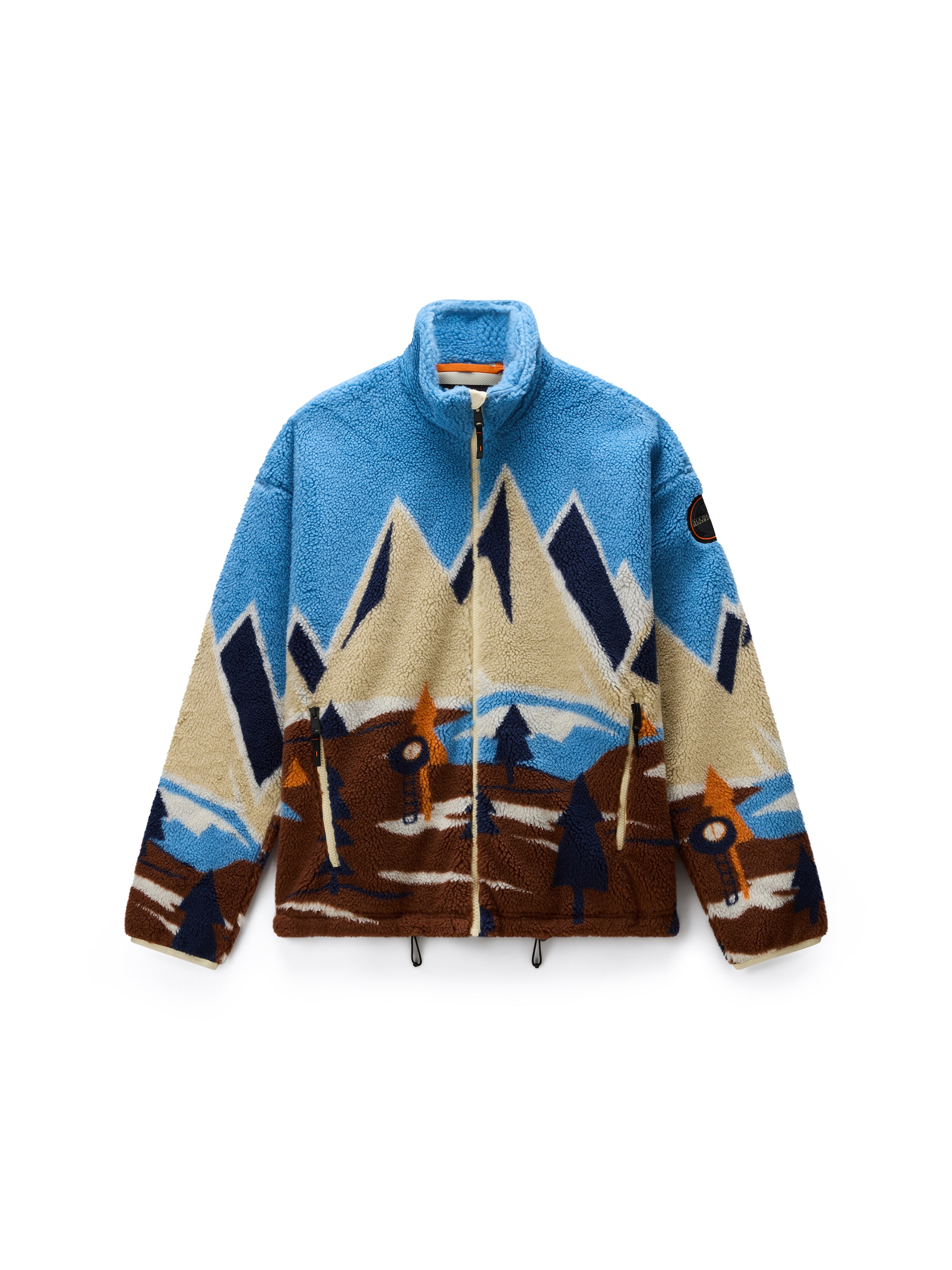 NAPAPIJRI Fleecejacke in Blau: Vorderseite