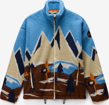 NAPAPIJRI Fleecejacke in Blau: Vorderseite