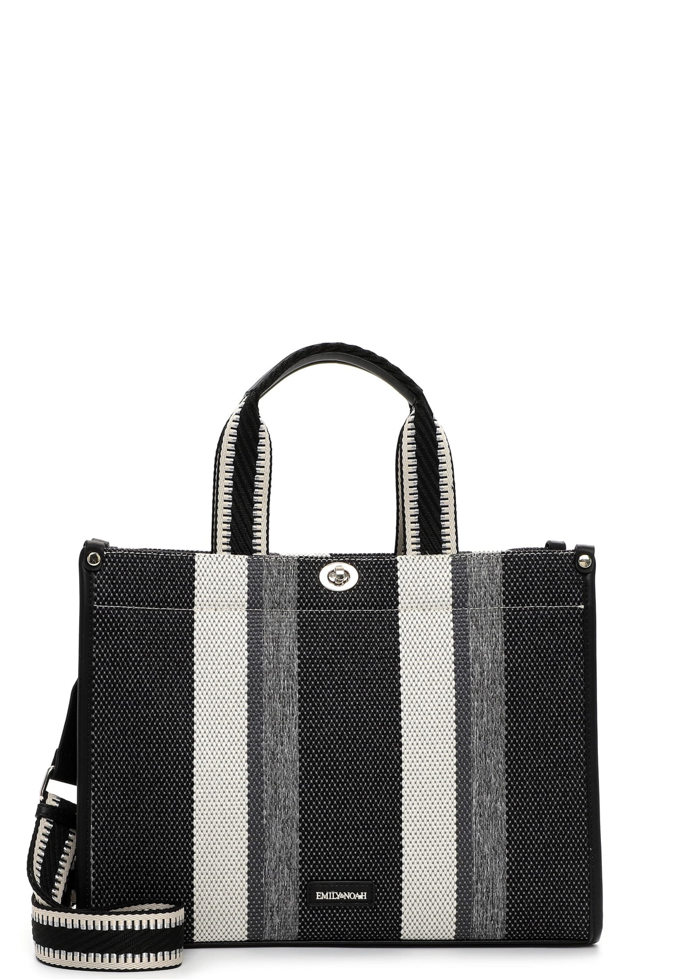 Shopper 'Jasmin' di Emily & Noah in nero: frontale
