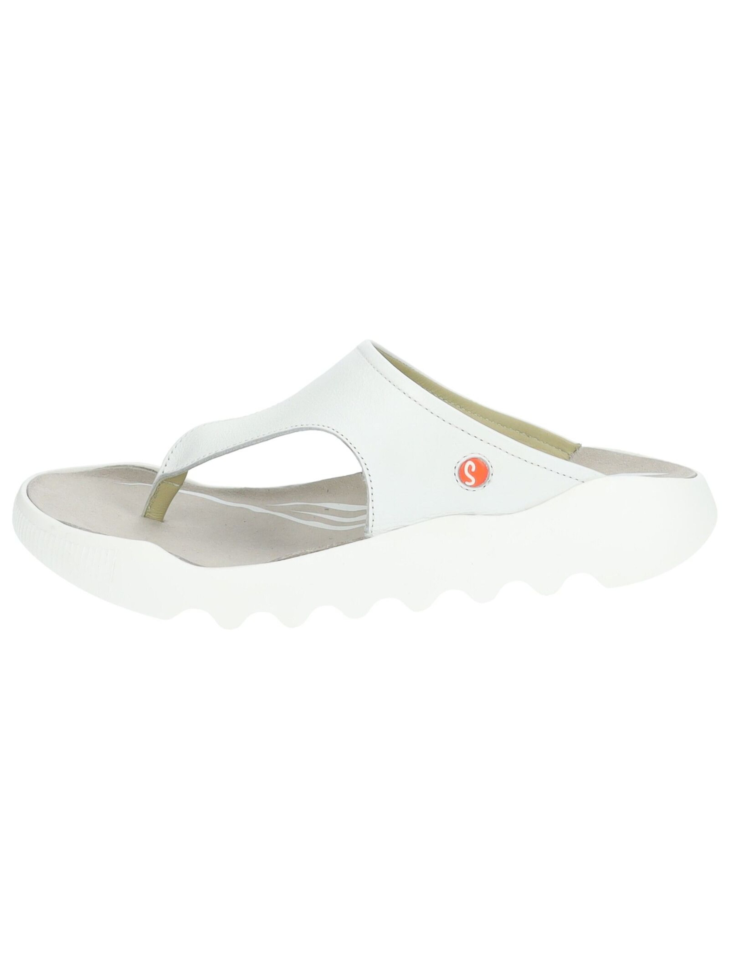 Softinos T-bar sandals in White
