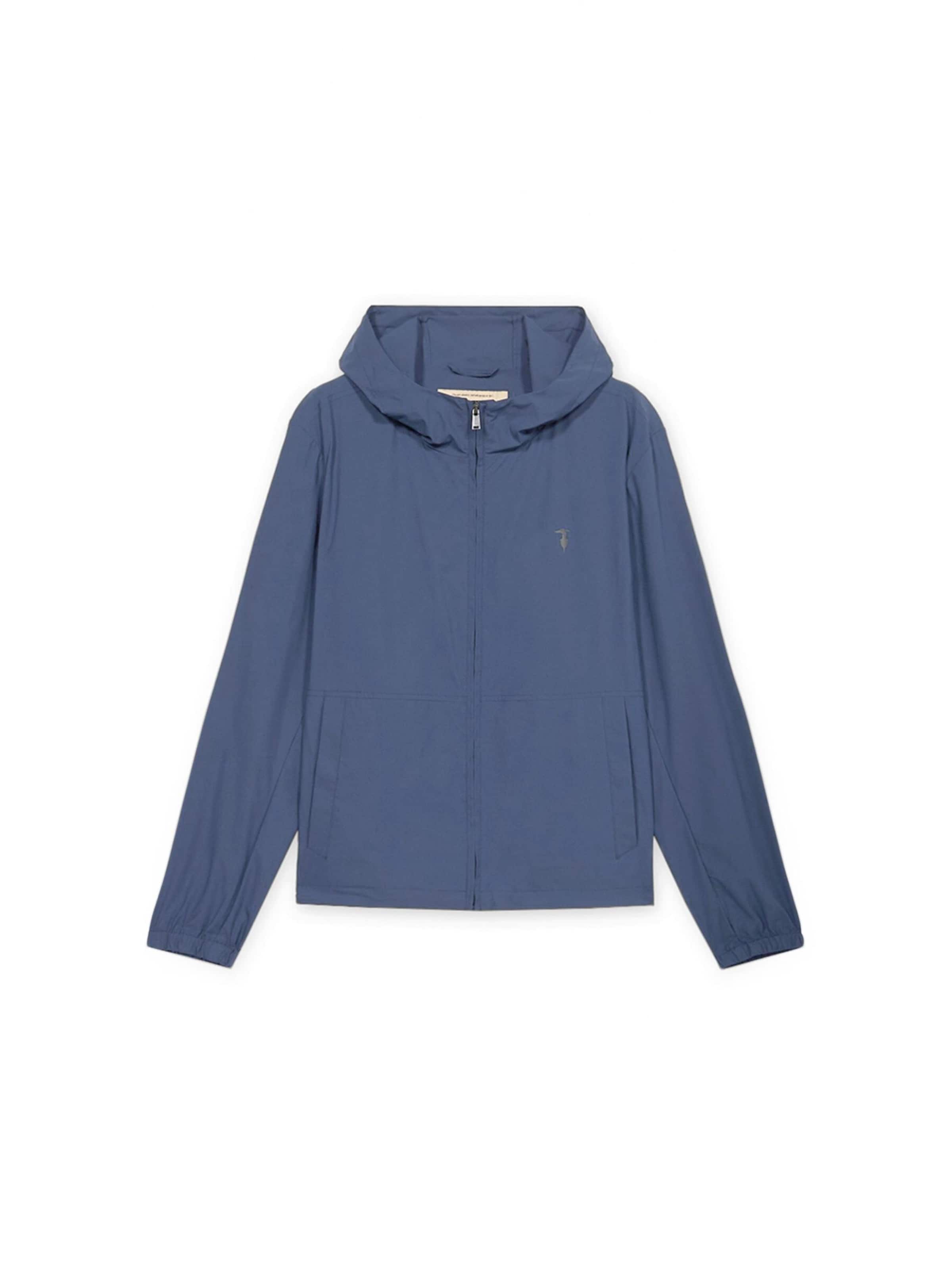 Trussardi Tussenjas in Blauw: voorkant