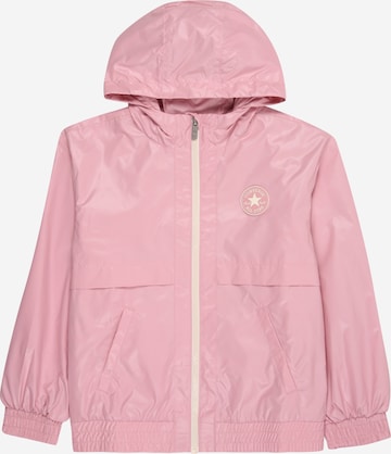 CONVERSE Övergångsjacka i rosa: framsida