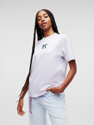 KARL LAGERFELD JEANS T-Shirt in Lila: Vorderseite