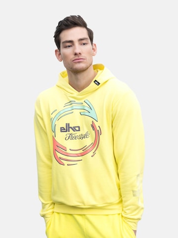 Sweat-shirt 'Luzern 89' elho en jaune : devant