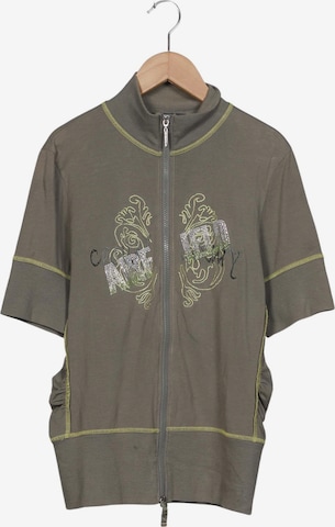 AIRFIELD Strickjacke L in Grün: Vorderseite