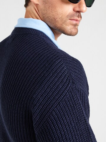 JACK & JONES Pulover 'JJKaito' | modra barva
