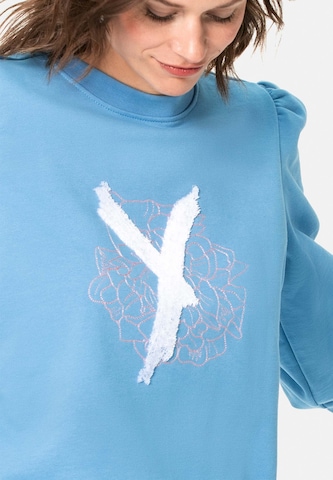 Suri Frey Sweatshirt ' Freyday ' in Blau