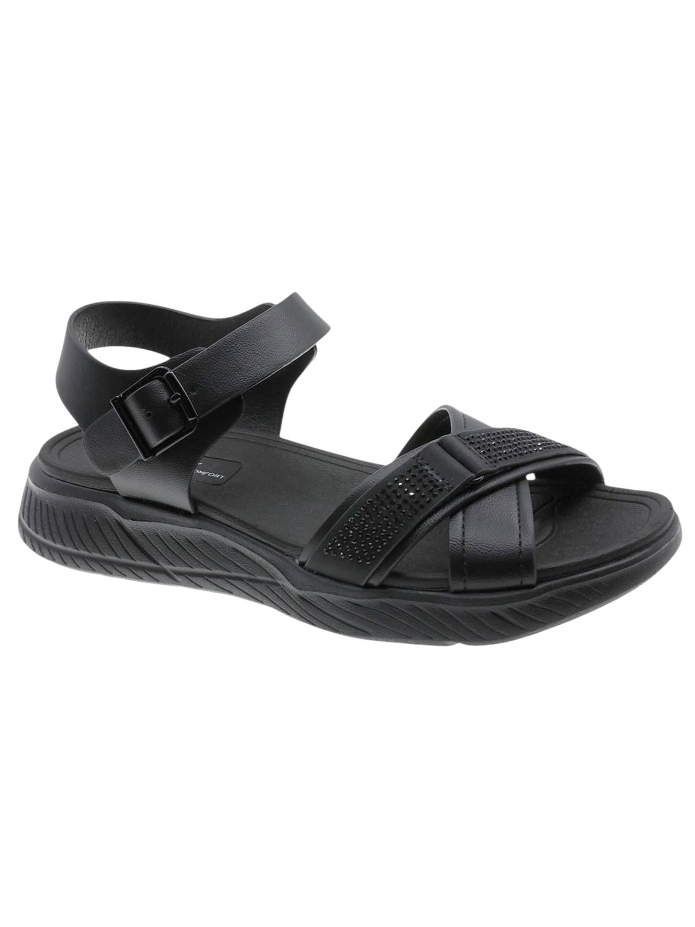 Sandalo 'Casual Sandal' di Beppi in nero: frontale
